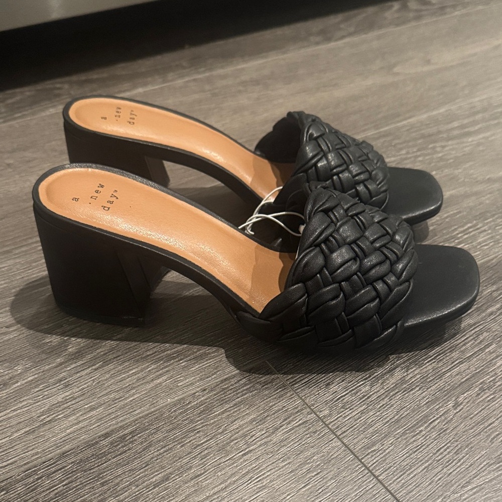 Black Block Heels